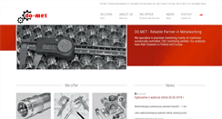Desktop Screenshot of do-met.pl